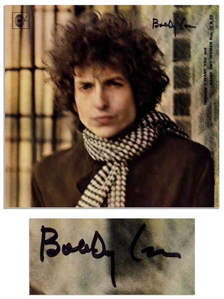 Bob Dylan Signed Double Album Blonde on Blonde -- With Roger Epperson & Jeff Rosen COAs